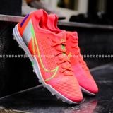  Giày Đá Banh Cỏ Nhân Tạo Mercurial Vapor 14 Pro bo thun Hồng Cam TF 