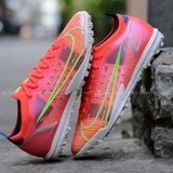  Giày Đá Banh Cỏ Nhân Tạo Mercurial Vapor 14 Elite bo thun Hồng Cam TF 