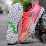  Giày Đá Banh Cỏ Nhân Tạo Mercurial Vapor 14 Elite bo thun Hồng Cam TF 