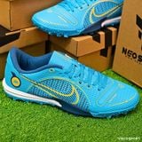  Giày Bóng Đá Mercurial Vapor 14 Academy BluePrint Xanh Ngọc (rep) TF 