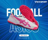  Giày Bóng Đá Cỏ Nhân Tạo ASICS C3 Hồng/Trắng TF 