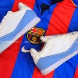  Giày Bóng Đá Futsal F50 Freestyle 24 Messi Trắng/Xanh Da IC 