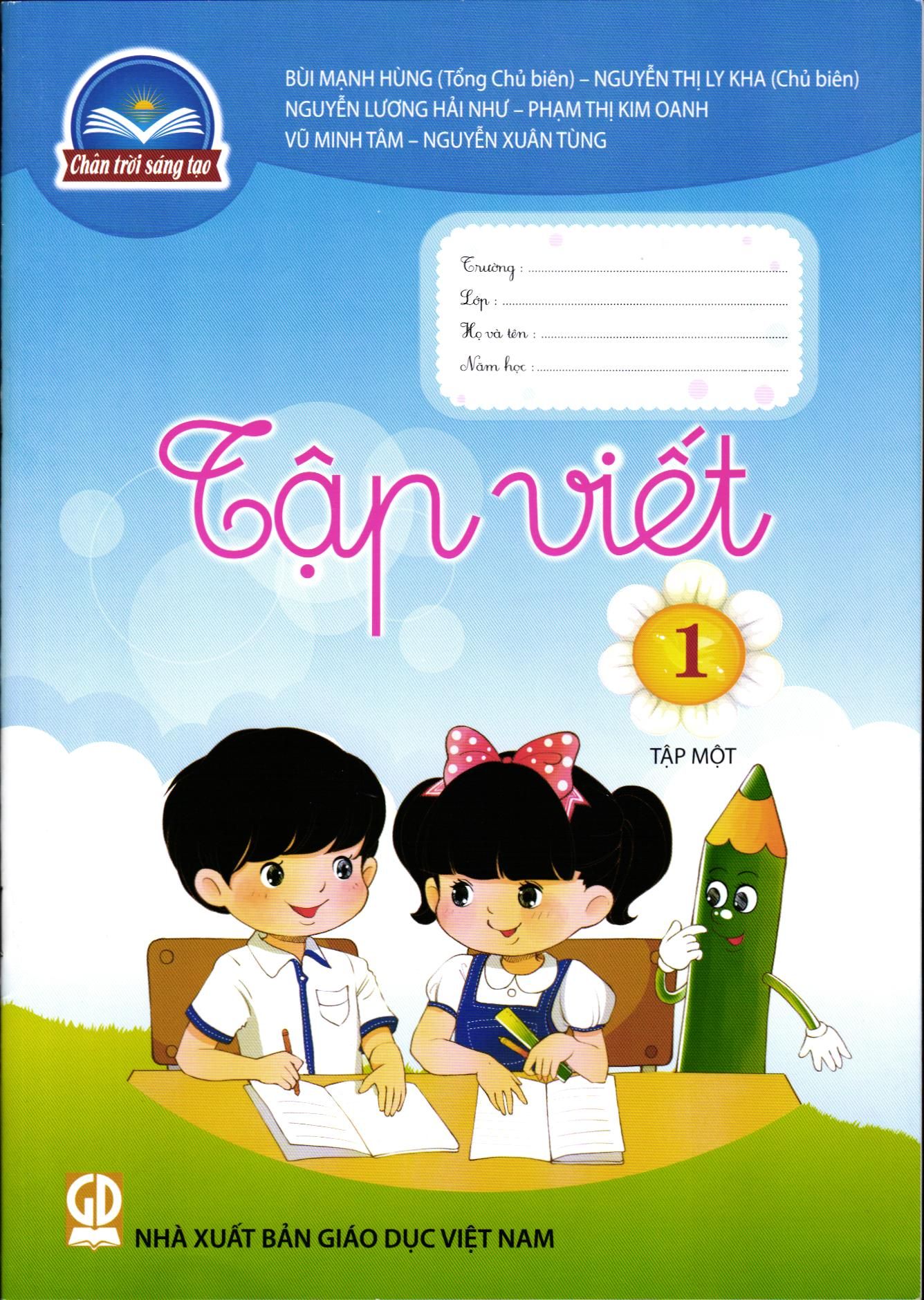  Vở Tập Viết Lớp 1 Tập 1 - Chân Trời Sáng Tạo 