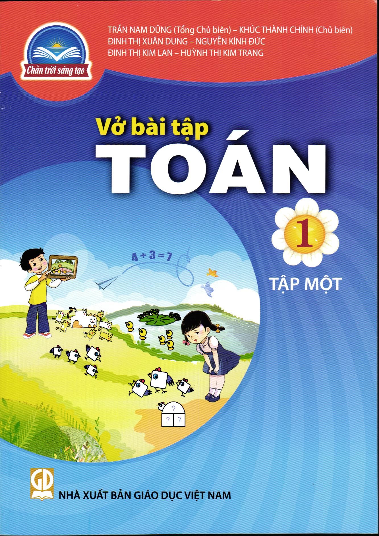  Vở Bài Tập Toán Lớp 1 Tập 1 - Chân Trời Sáng Tạo 