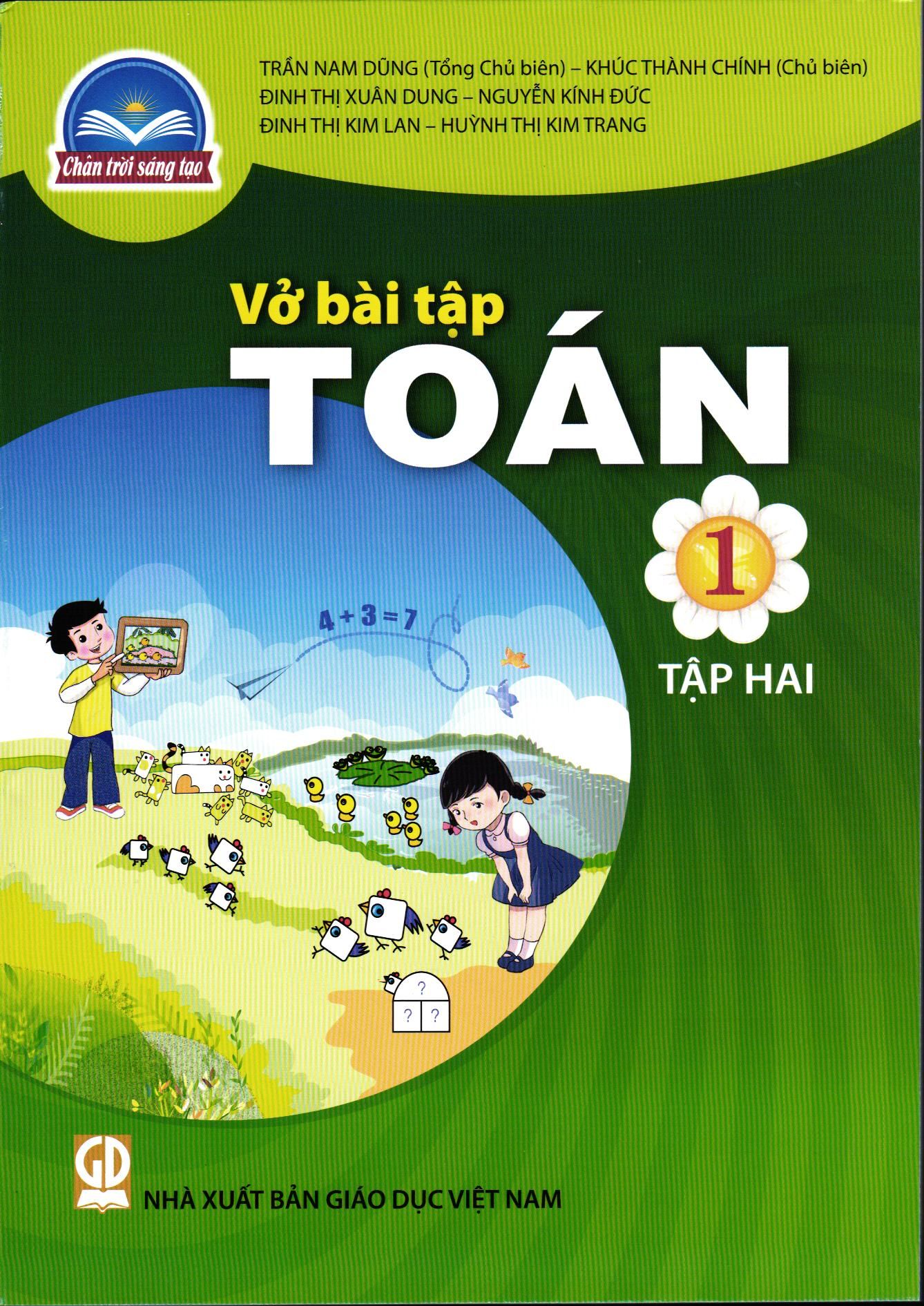  Vở Bài Tập Toán Lớp 1 Tập 2 - Chân Trời Sáng Tạo 