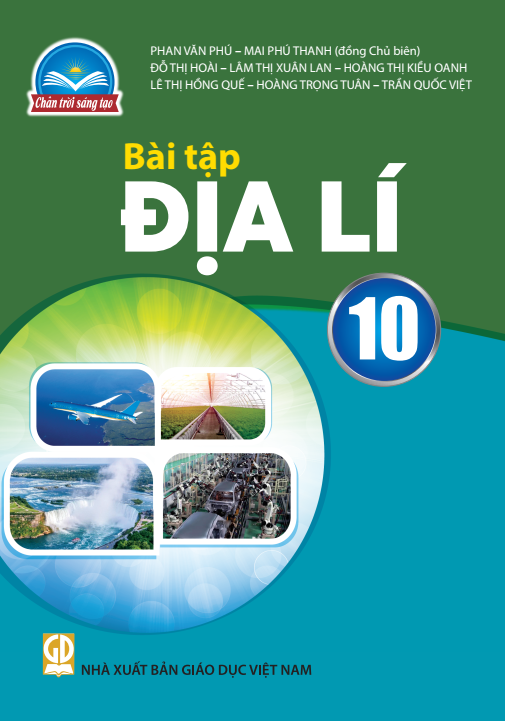  Bài tập Địa Lí 10 - Chân trời sáng tạo 