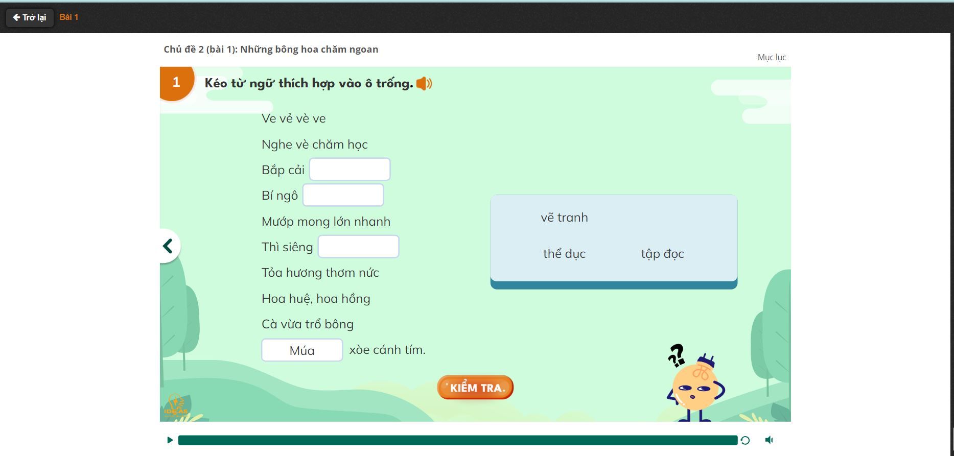  Bài học số - Bài tập thực hành Tiếng Việt 2 
