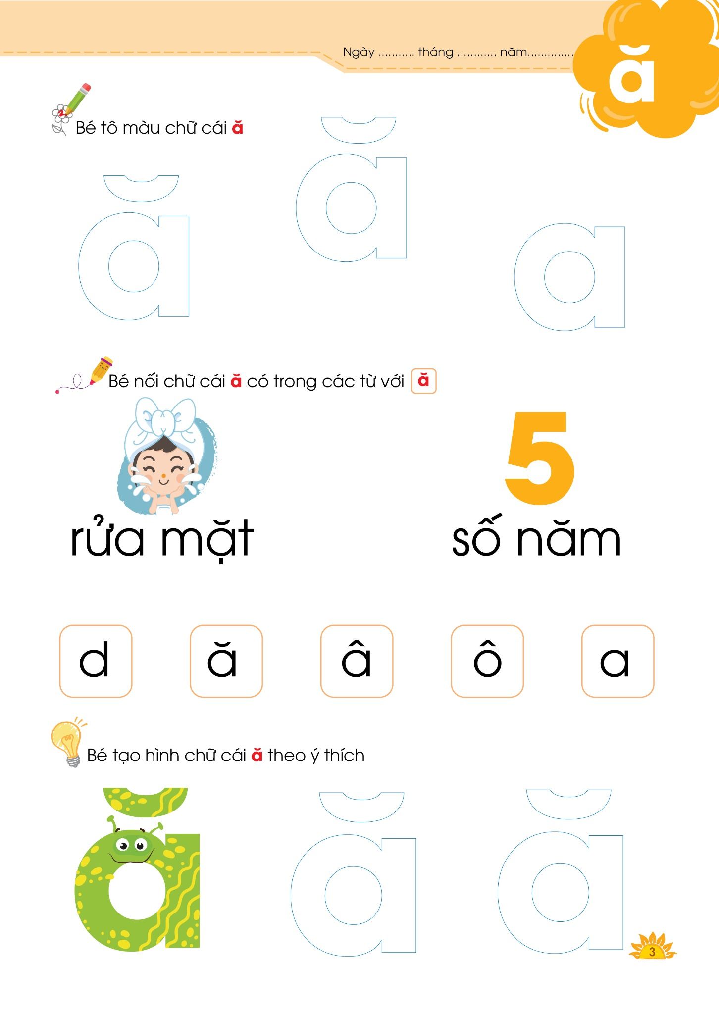  Cùng trẻ phát triển toàn diện - Chữ cái (Trẻ 4-5 tuổi) 