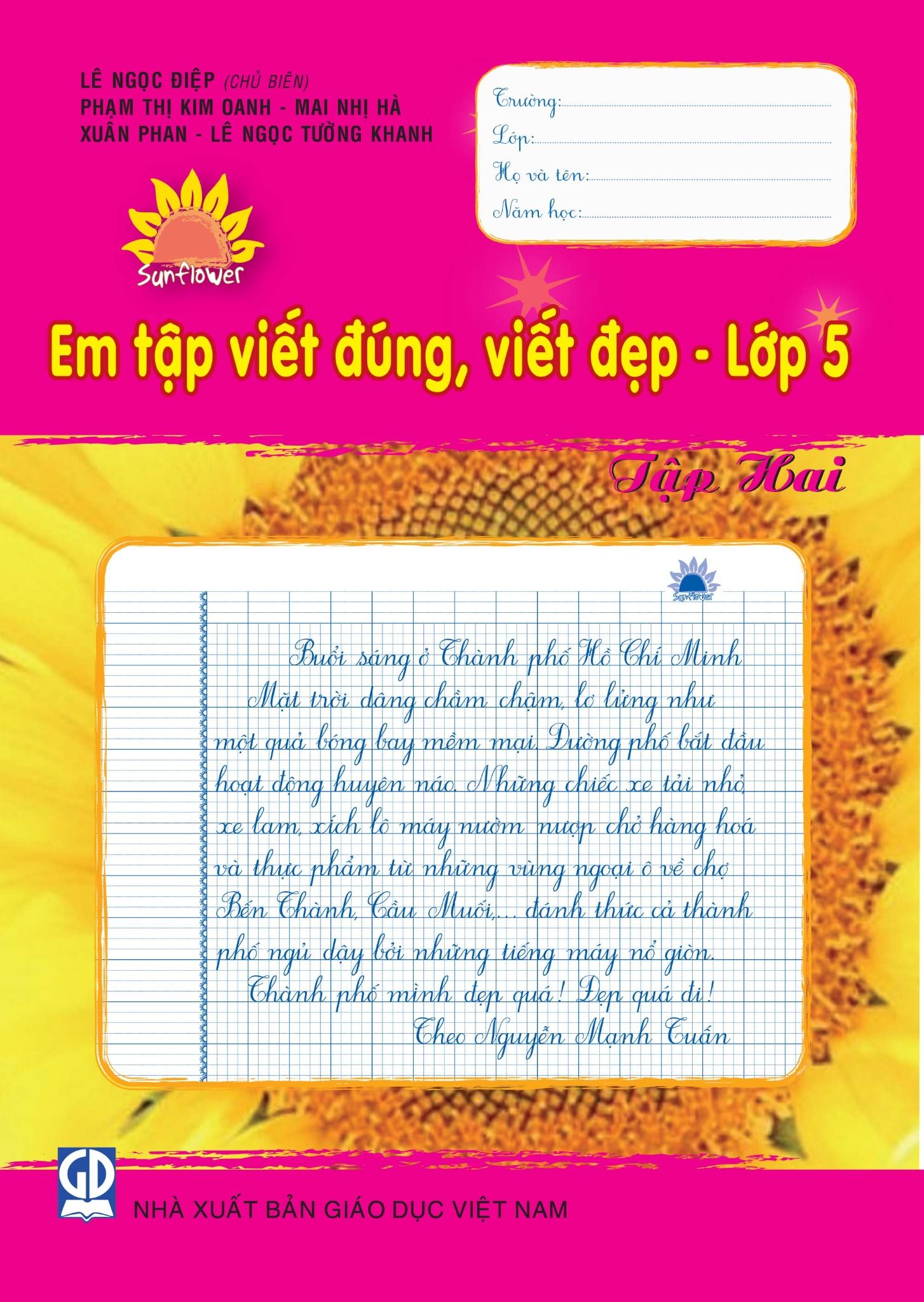  Em Tập Viết Đúng, Viết Đẹp Lớp 5 - Tập 2 