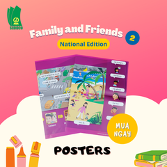  Poster Tiếng Anh 2 Family and Friends National Edition 