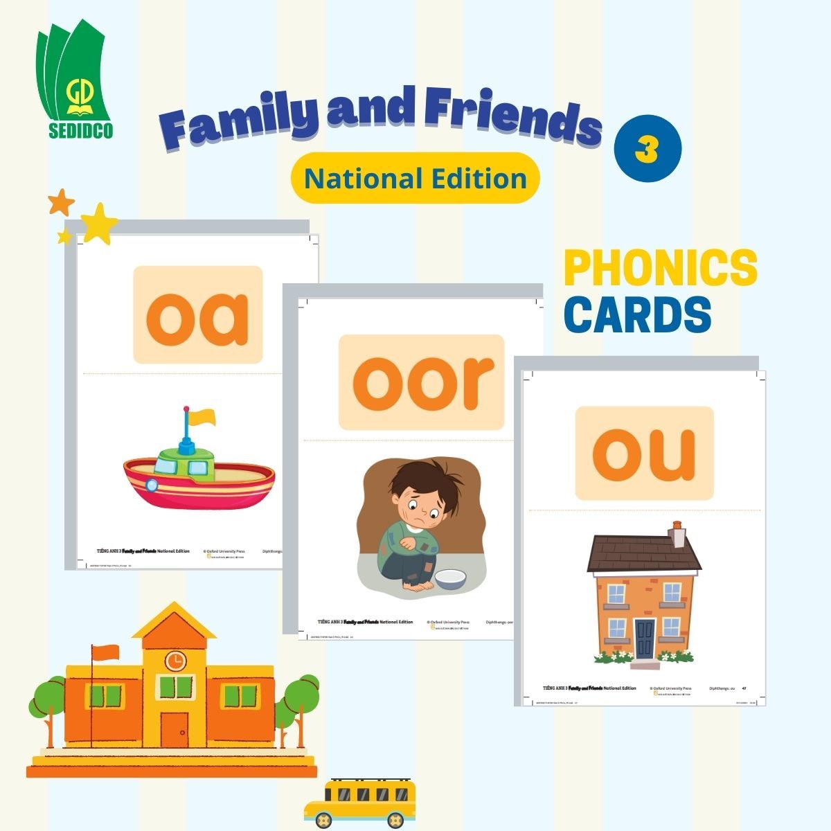  Phonics Cards - Tiếng Anh 3 Family and Friends National Edition 