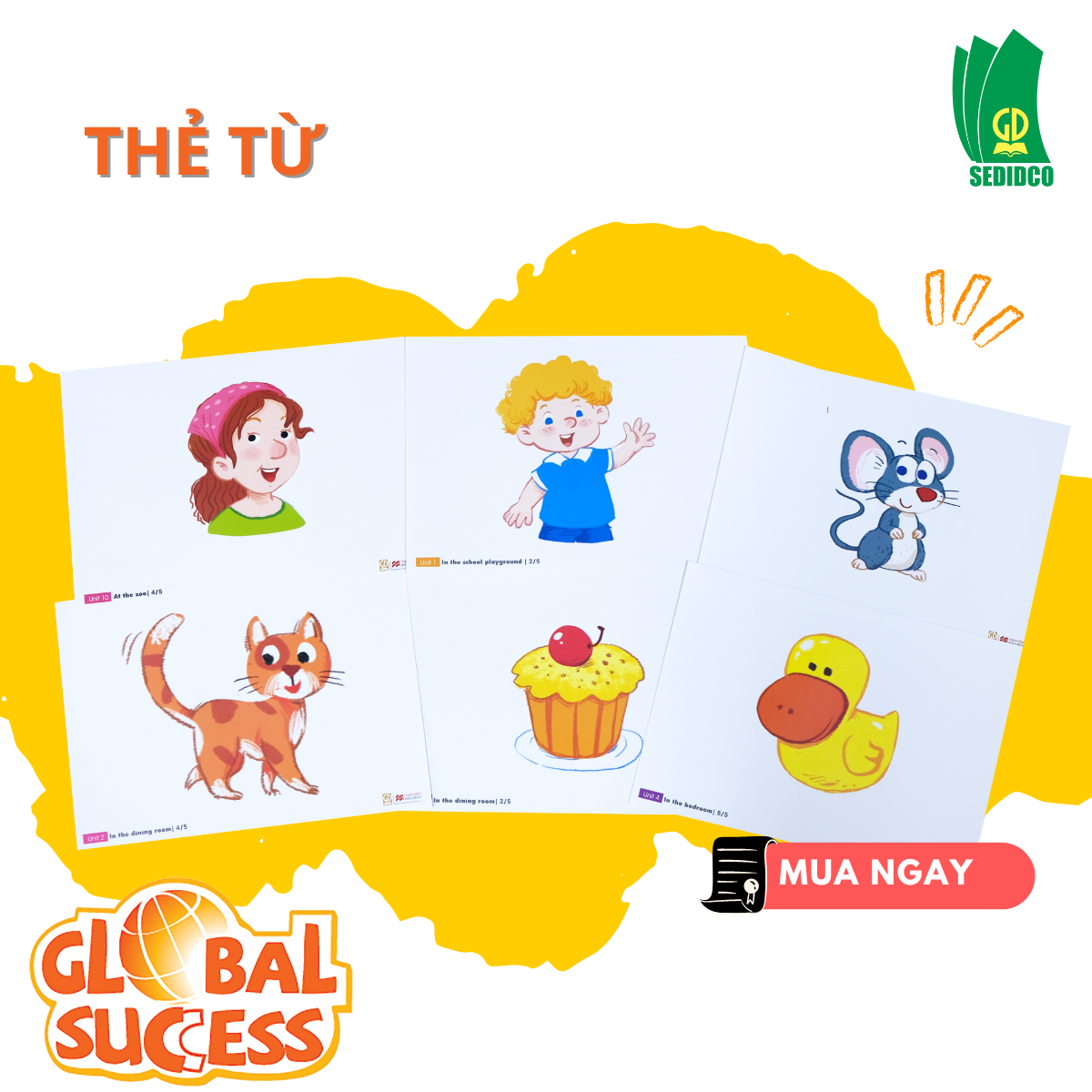  Bộ thẻ từ - Tiếng Anh 2 Global Success 