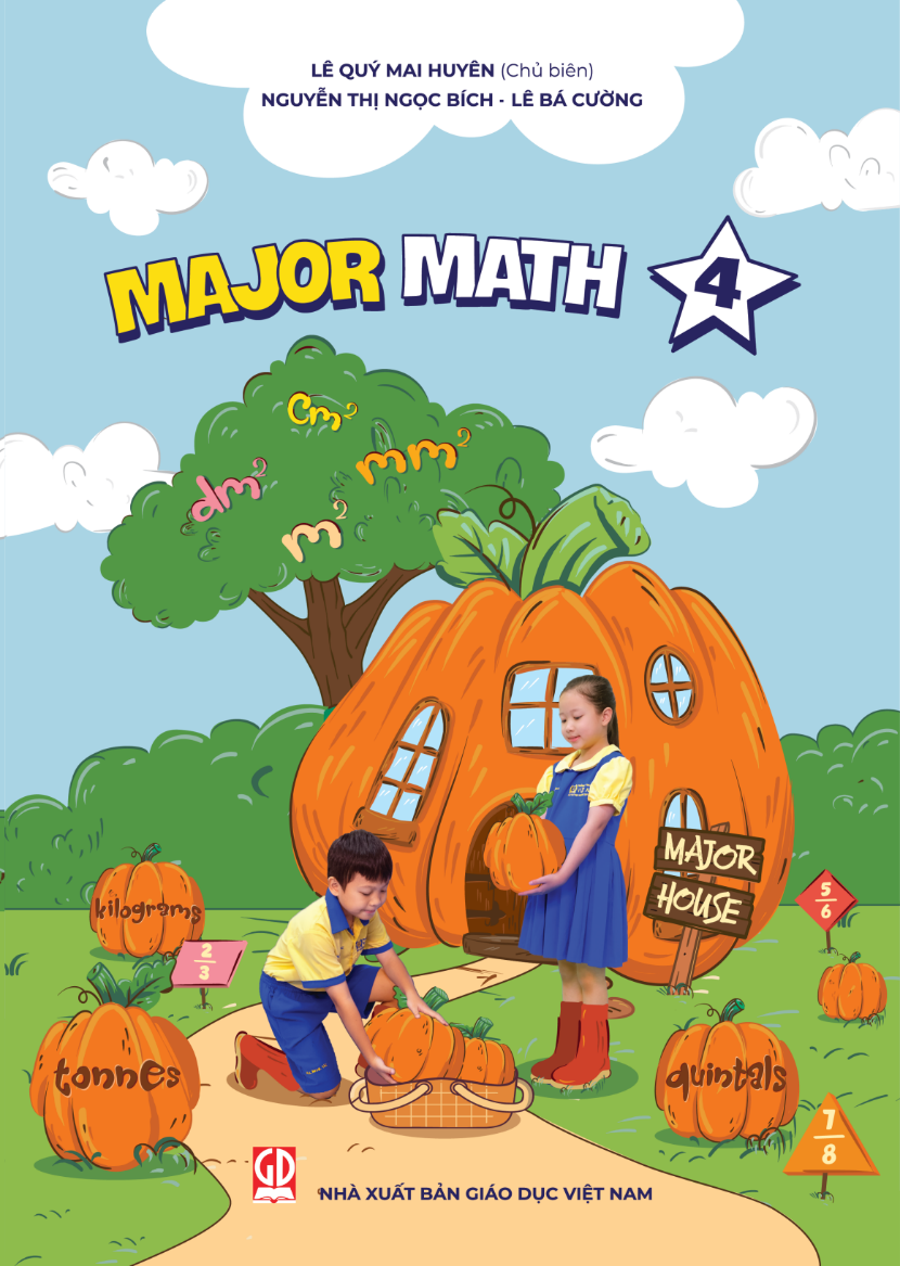  Sách tiếng Anh Major Math Grade 4 
