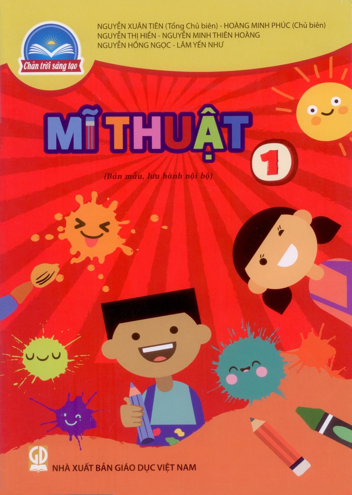  Sách Giáo Khoa Mỹ Thuật Lớp 1 - Chân Trời Sáng Tạo 