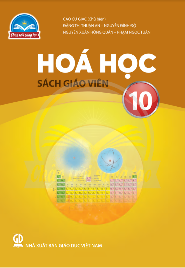  SGV Hóa Học 10 - Chân trời sáng tạo 