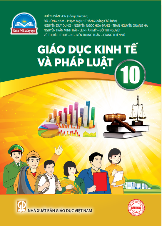  SGK Hoạt động giáo dục Kinh tế và Pháp luật 10 - Chân trời sáng tạo 