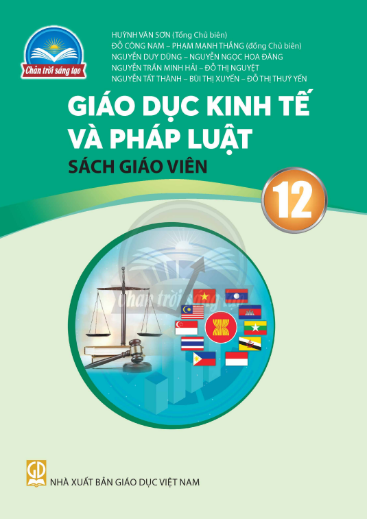  SGV Giáo dục kinh tế  và pháp Luật 12 -  Chân trời sáng tạo 