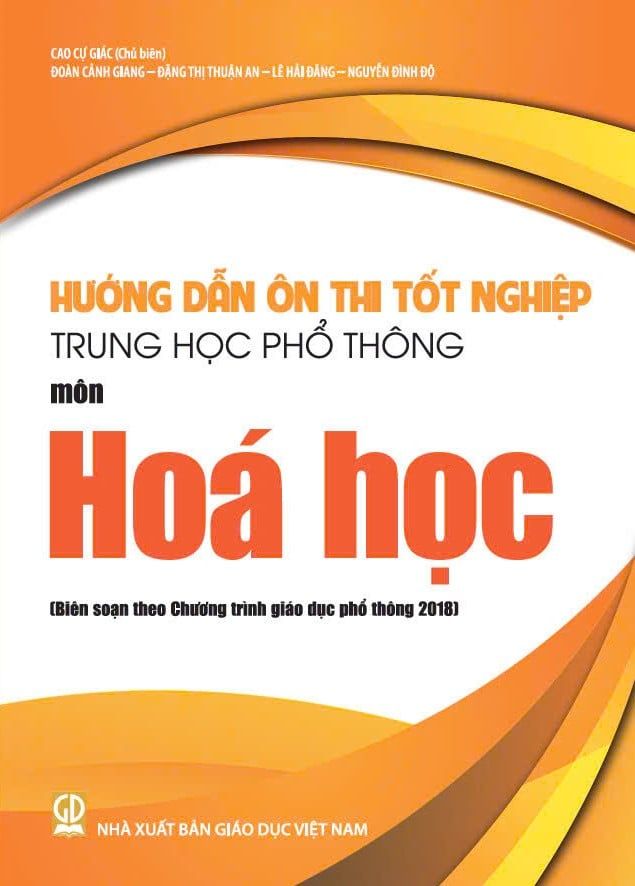  Sách Hướng dẫn ôn thi tốt nghiệp THPT môn Hóa học  (Biên soạn theo chương trình giáo dục phổ thông 2018) 
