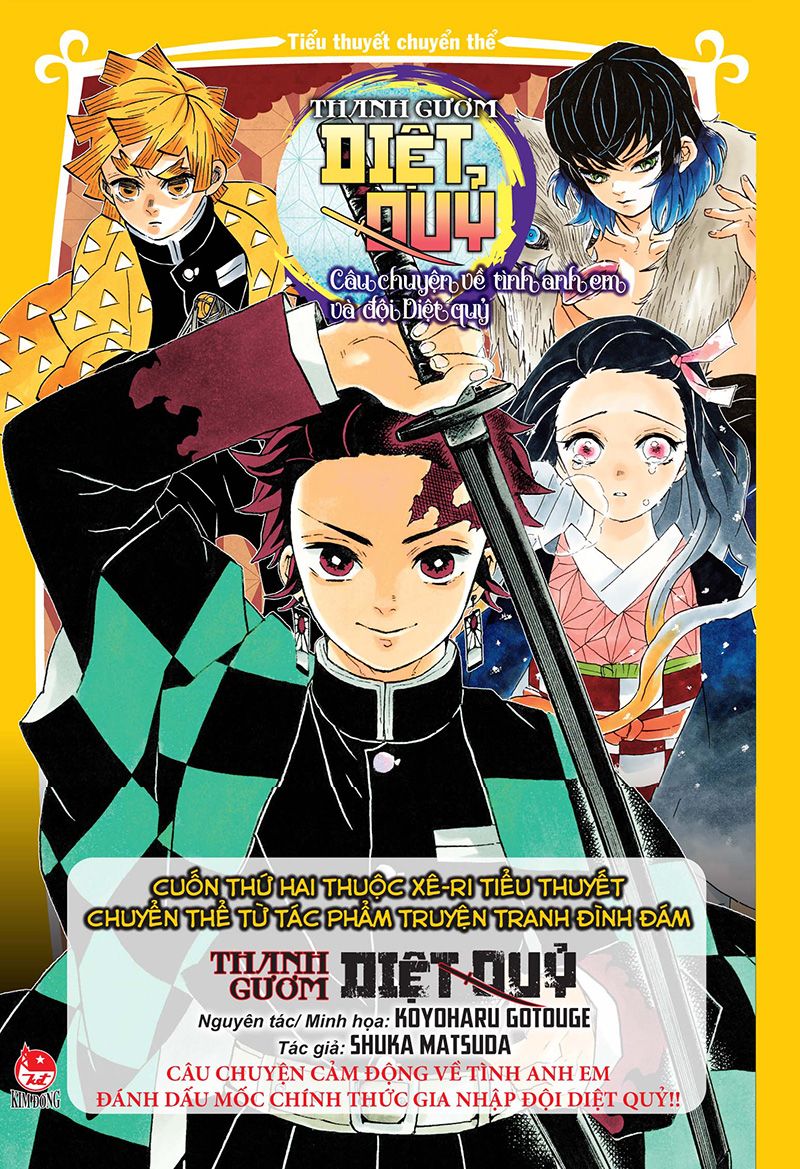 Tiểu thuyết thanh gươm diệt quỷ Tình anh em và đội diệt quỷ (Tặng Kè Nhà xuất bản Kim Đồng