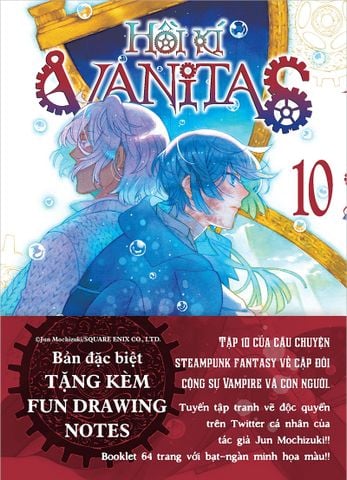 Hồi kí Vanitas - Tập 10 - Bản đặc biệt (Tặng Kèm Obi + Fun Drawing Notes)