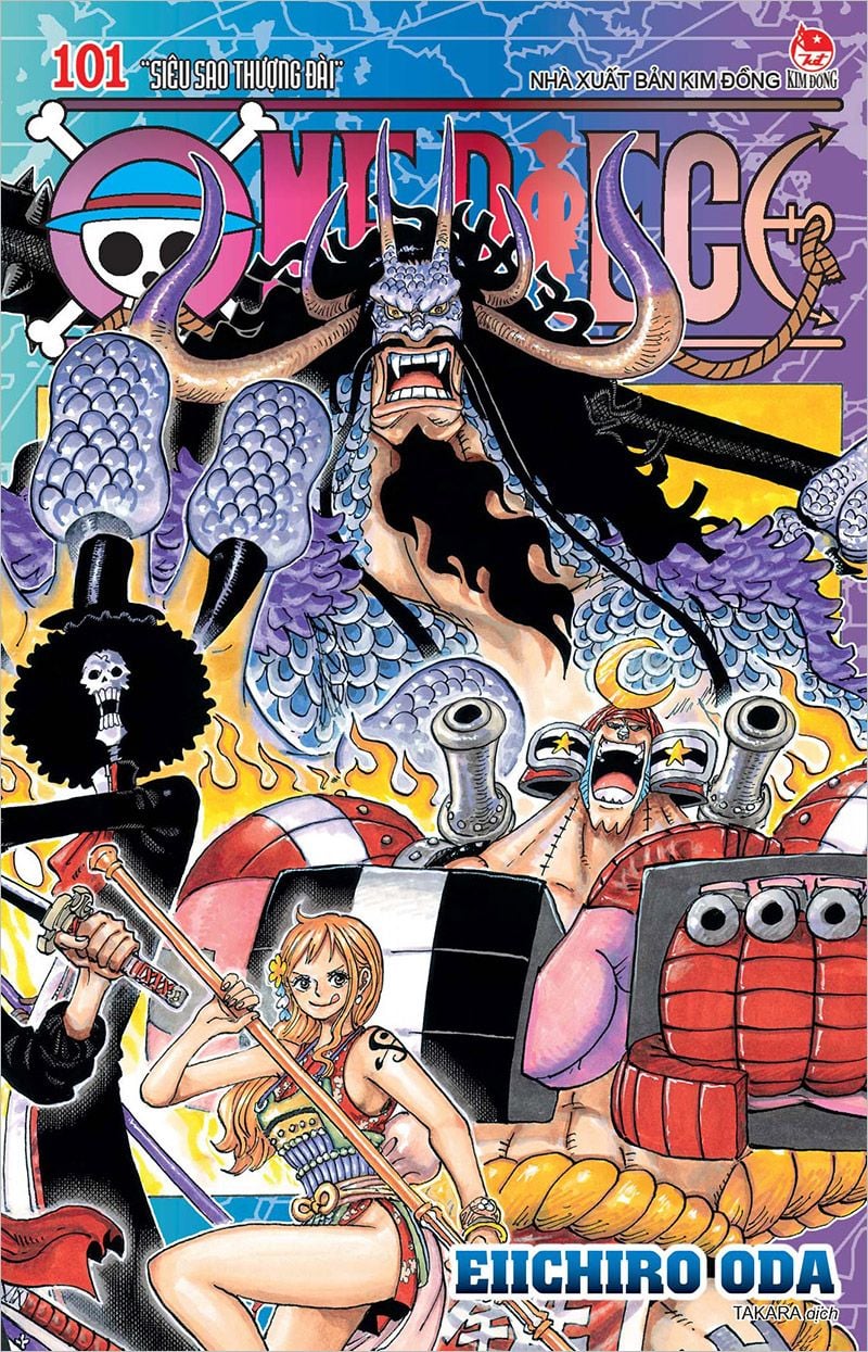 One Piece Tập 101 (bìa rời) - Kim Đồng 2024: Một lần nữa, bộ truyện tranh One Piece lại khiến cho các fan phải háo hức đón chờ. Tập 101 với bìa rời đẹp hoàn hảo sẽ đưa độc giả vào một chuyến phiêu lưu đầy thử thách và khám phá. Các fan đừng bỏ lỡ cơ hội sở hữu cuốn sách ấn tượng này.