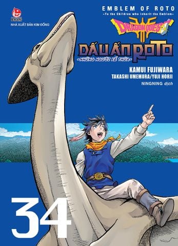 Dragon Quest - Dấu ấn Roto - Những người kế thừa - Tập 34 (Tặng Kèm Postcard)
