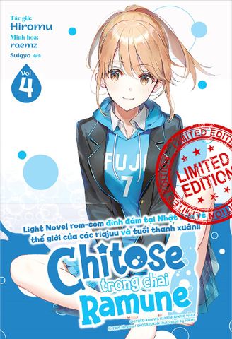 Chitose trong chai Ramune - Tập 4 - Bản giới hạn (Tặng 01 Bìa Áo Limited + 01 Postcard Giấy + 01 Thẻ Nhân Vật)