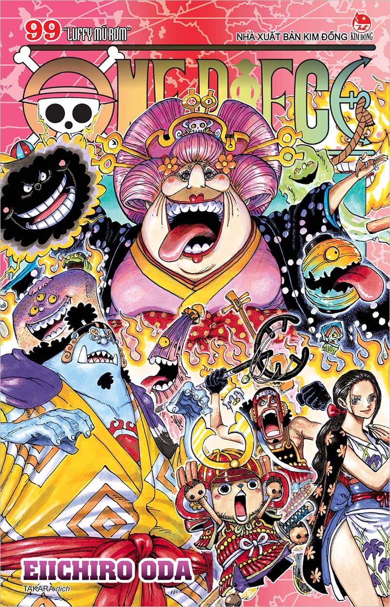 One Piece Tập 99 (bìa rời) - Kim Đồng 2024: Cuối cùng, tập truyện tranh One Piece số 99 đã được phát hành! Bìa rời đẹp mắt với các nhân vật cực kỳ ấn tượng. Độc giả sẽ được đắm mình vào cuộc hành trình đầy thử thách của Luffy và băng hải tặc Mũ Rơm. Hãy đừng bỏ lỡ cơ hội sở hữu cuốn sách đỉnh cao này!