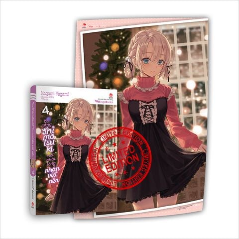 Cô nàng Shimotsuki trót phải lòng nhân vật nền - Tập 4 - Bản giới hạn (Tặng Bookmark + Khung Ảnh + Bìa Áo Limited) + Poster