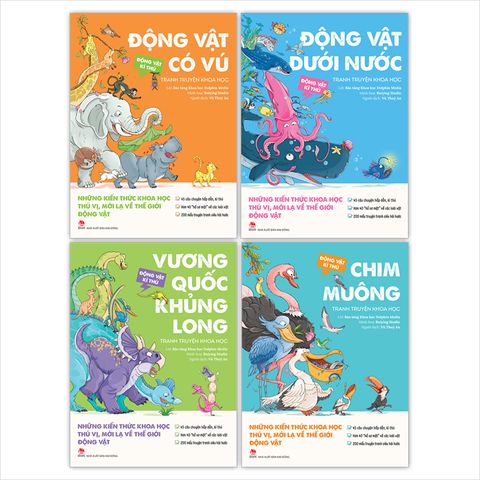 Combo Động vật kì thú (4 quyển)