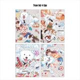Combo Cún bự nơi phòng nhỏ (4 tập) (Tặng 02 Standee Ivory + 01 Postcard 2 mặt + 01 Bookmark bế hình)
