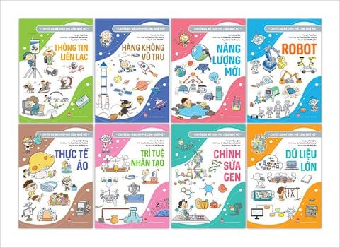 Combo Chuyên gia nhí khám phá công nghệ mới (8 quyển)
