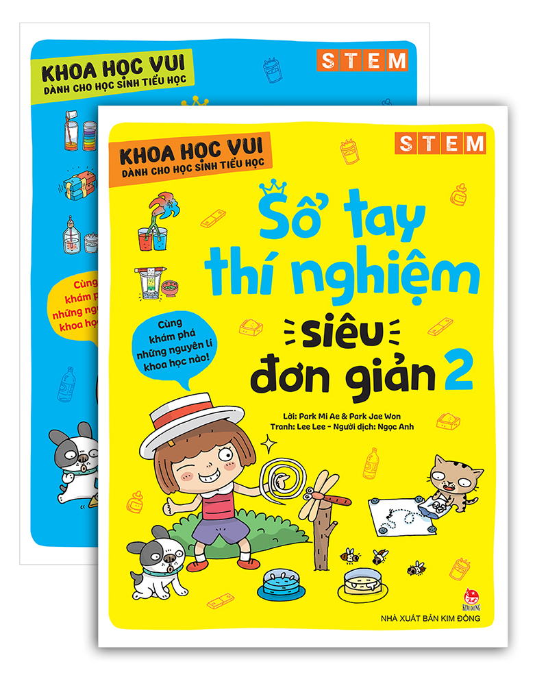 Combo Số Tay Thí Nghiệm Siêu Đơn Giản (2 Quyển)