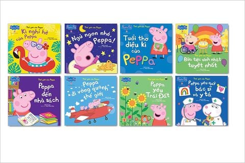 Combo Thế giới của Peppa (8 cuốn) - Bộ 3