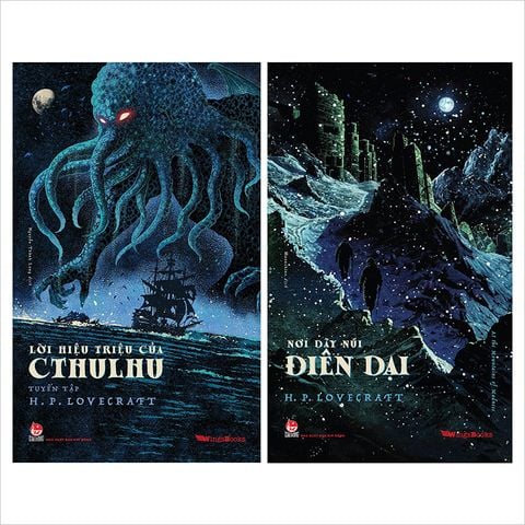 Combo Tuyển tập H. P. Lovecraft – Lời Hiệu Triệu Của Cthulhu + Nơi Dãy Núi Điên Dại (2 quyển) (Tặng kèm Postcard )