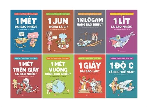 Combo Giỏi đo lường, giỏi toán học (8 quyển)