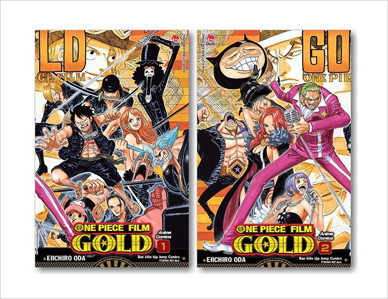Combo Anime Comics One Piece Film Gold (2 tập) Nhà xuất bản Kim Đồng