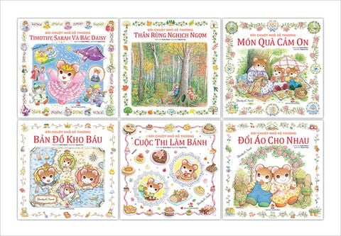 Combo Đôi chuột nhỏ dễ thương (6 quyển)
