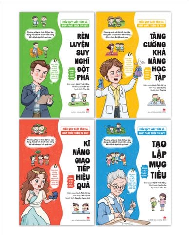 Combo Hiểu quy luật tâm lí, giúp phát triển tư duy (4 quyển)