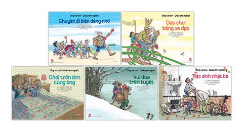 Combo Ông vui tính - Cháu tinh nghịch (5 quyển)