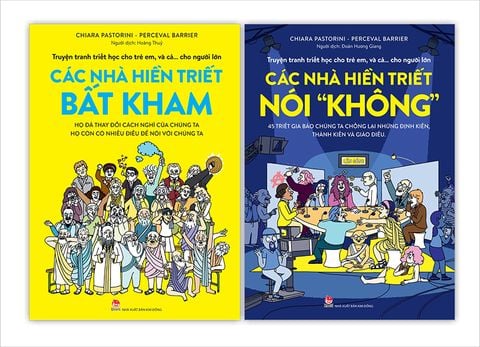 Combo Truyện tranh triết học cho trẻ em, và cả… cho người lớn (2 quyển)