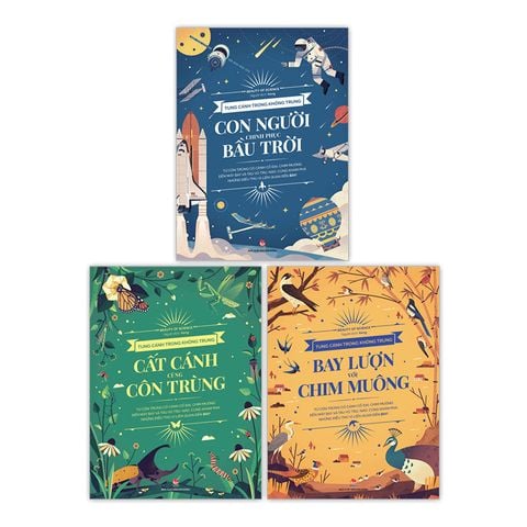 Combo Tung cánh trong không trung (3 quyển)