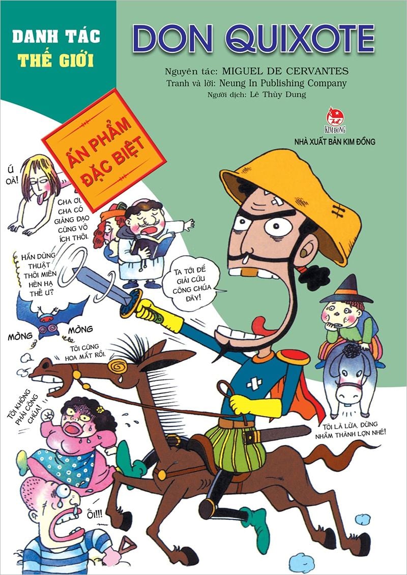 Danh tác thế giới Don Quixote Nhà xuất bản Kim Đồng