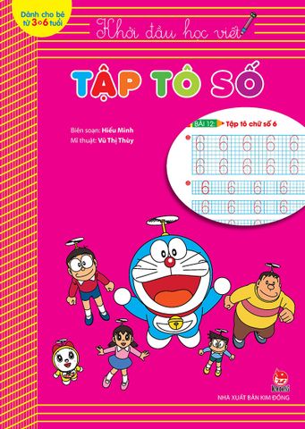 Khởi đầu học viết - Tập tô số