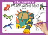 Sách tô màu - Rô bốt khủng long