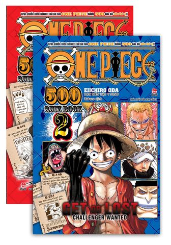 One Piece 500 Quiz Book - Tập 1+2 (Tặng kèm 01 Standee PVC Luffy) (2021)