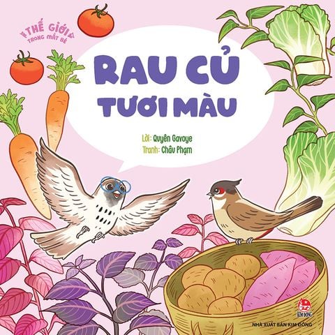Thế giới trong mắt bé - Rau củ tươi màu