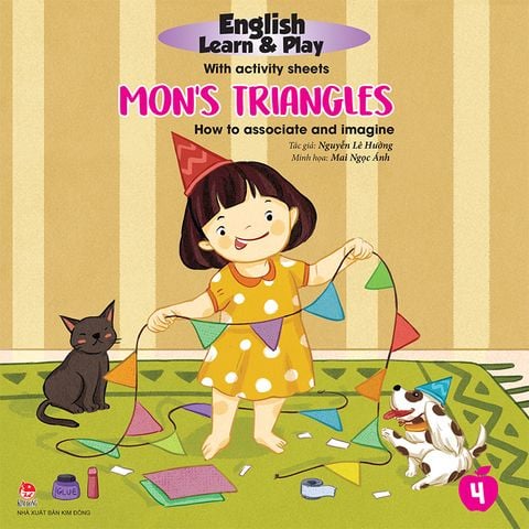 English Learn & Play with activity sheets - Mon’s triangles - How to associate and imagine