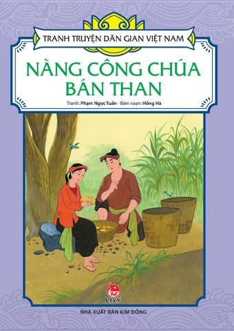 Tranh truyện dân gian Việt Nam - Nàng công chúa bán than