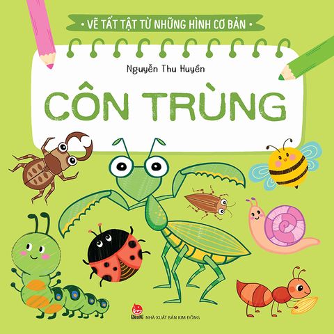 Vẽ tất tật từ những hình cơ bản - Côn trùng